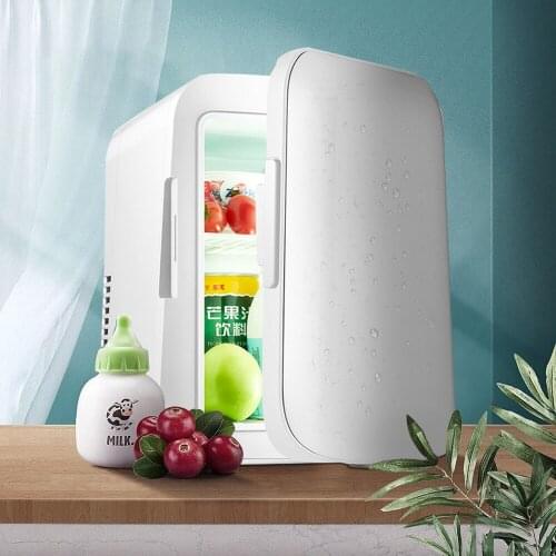 Car home dual-use mini refrigerator, dormitory refrigerated refrigerator, female cosmetic mask