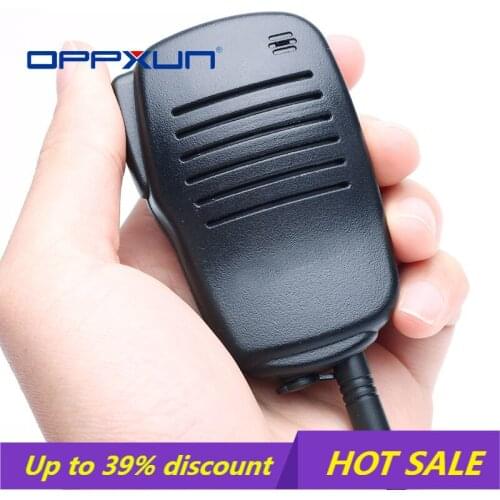 OPPXUN Original Wouxun Speaker Microphone for Wouxun KG-UVD1P KG-UV8D KG-UV6D Etc and Baofeng Kenwood Speaker Microphone SMO-001
