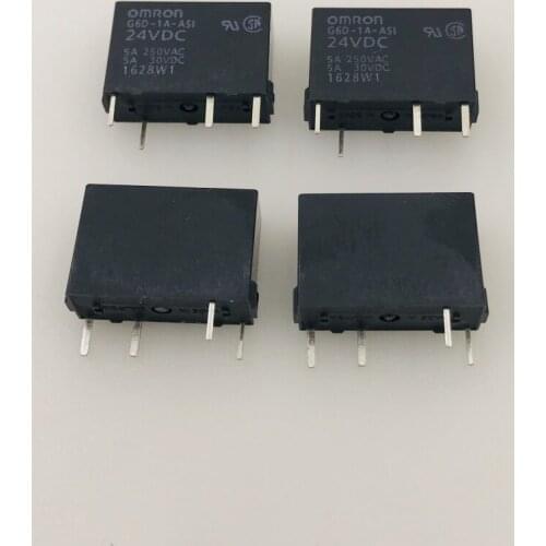 Original G6D-1A-ASI-24VDC 4PIN 5A 250VAC relays