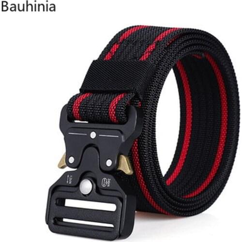 2021 New Mens Outdoor Hunting Tactical Belt Multi Function Combat Survival High Quality Canvas Belt