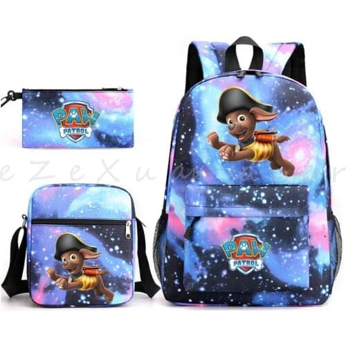Paw Patrol Student School Bags Teenager Bag Girls Boys Bookbag Large Bag Streetwear Backpack Children Kids School Backpacks Sets