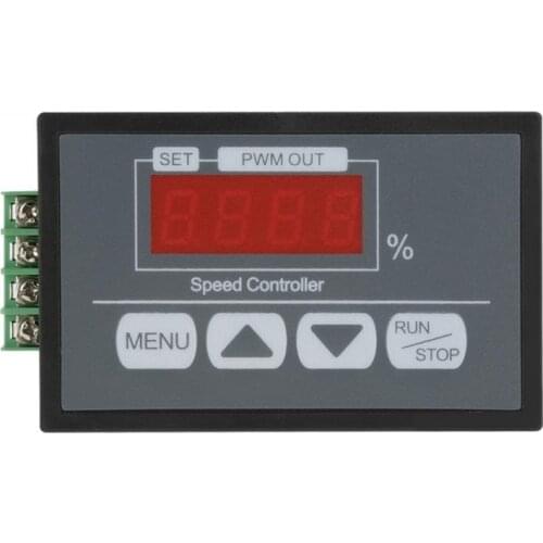 Hot Sale 6-60V Digital Display Percentage Tachometer High Precision DC Motor Slow Start and Stop Speed Controller Tester