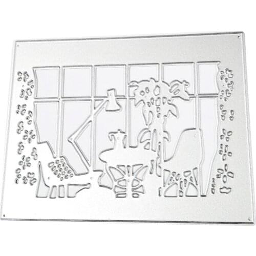 Visual Graphics Metal Cutting Dies Stencil Scrapbooking DIY Album Stamp Paper Card Embossing Decoration