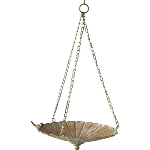 Iron ing Bird Feeder Birdbath Wild Decoration Chickadees
