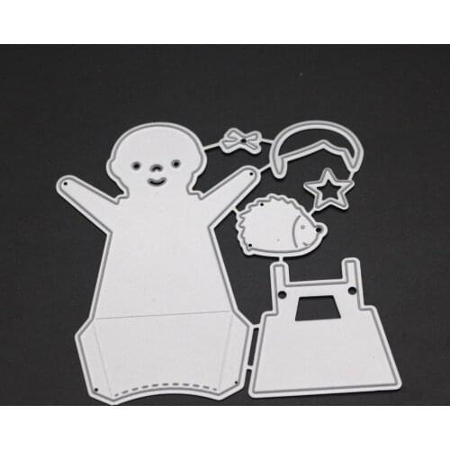 ZhuoAng Happy villain Cutting Dies for Card Making DIY Scrapbooking Photo Album Decoretive Embossing Stencial