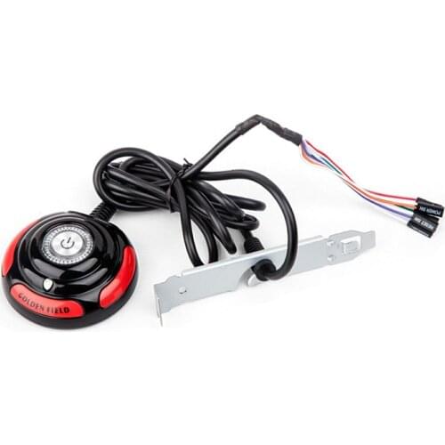 1.6m Desktop Computer PC Case Power Supply on/off Reset HDD Push Button Switch Cables interruptor Home Office Internet accessory