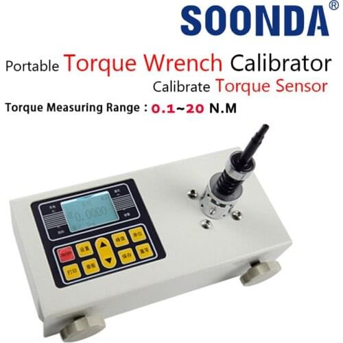 0.1-20N.m Digital Torque Meter/Tester Testing Various Torque Intelligent Multi-functional Torque Calibrate Measuring Instrument