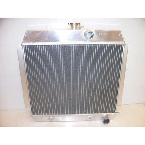 3 ROW Aluminum Radiator for 1951-1954 1952 1953 CHEVY L6 Bel Air cars W/COOLER 51 52 53 54