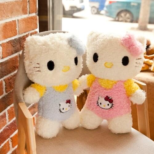 35cm Cartoon Soft Animal Plush Toy For Girl Toy Original Anime Plush Cat Toy Hellokitty Doll Pillows Decor Home