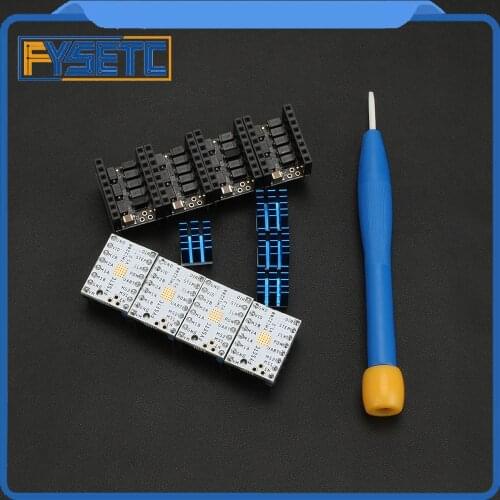 4set Freely Using UART Latest FYSETC TMC2208 V1.2 With Protector Stepping Motor Mute Driver Stepstick Flying Wires VS TMC2208