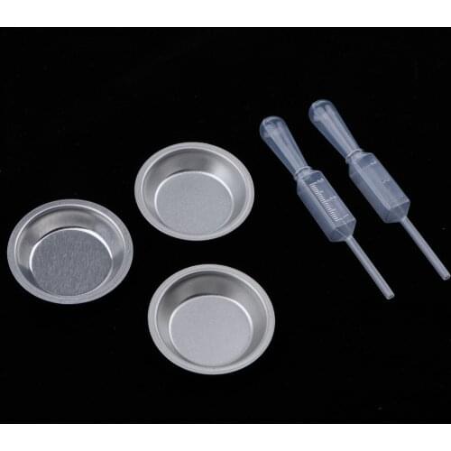 5Pcs Color Tray Tools Model Toning Kit Paint Toner Tray & 2 Paint Droppers