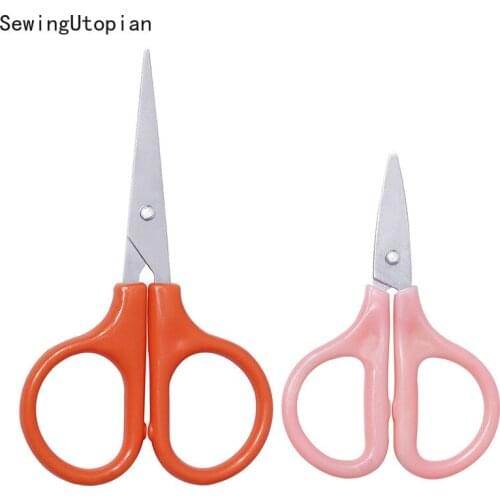 6PCS Mini Stainless Steel Household Scissors Office Paper Cut Scissors Sharp Shears Students DIY Sewing Scissor Cutting Tool