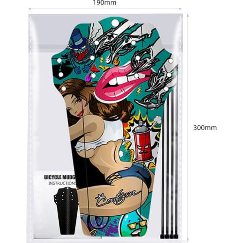 Road Bike Mud Flaps Colorful MTB Bicycle Wings Front Bicycle Mudguard For Mountain Bike Fenders Bicycle Fender