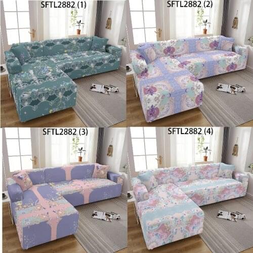 Geometric stripe printing scratching post Plaid on the sofa Linings for sofas fondas sofas with long chair 3 seater sofa cover