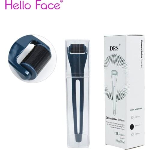 DRS 128 Derma roller Titanium Microneedle Face Roller 128 Needles Roller Home Use for Hair Growth CE.Rohs Certification