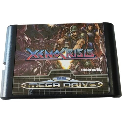 Xeno Crisis Game Cartridge - Electronic Games 16 BIT MD game Card For PAL And NTSC Version