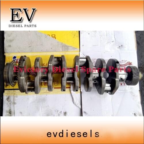 Genuine Forged steel 4JJ1 4JJ1T crankshaft for Case excavator or D-max