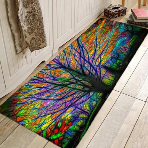 Kitchen Mat Fruit Printing Pattern Kitchen Entrance Door Mat Anti-slip Floor Rug Bathroom Area Hallway Free Shipping