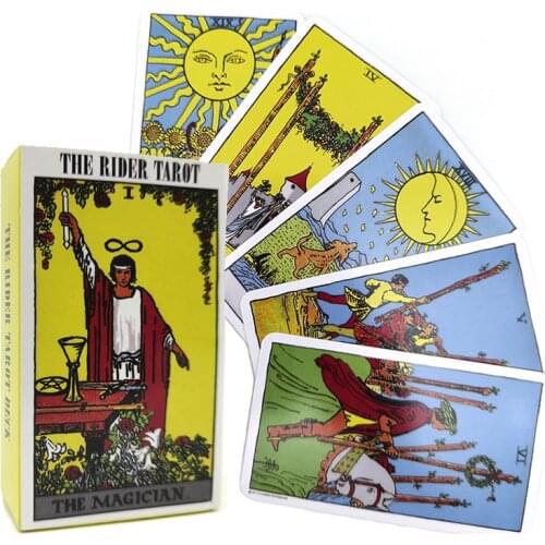 Hot sell rider tarot cards for divination personal use tarot deck full English version
