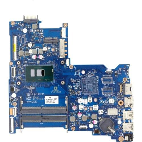 854939-601 854939-501 854939-001 UMA DDR4 Motherboard BDL50 LA-D704P w/ i3-6100U CPU for HP 15-AY Series
