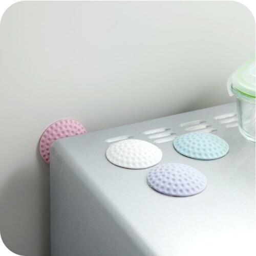 Soft Rubber Pad To Protect The Wall Self Adhesive Door Stopper Golf Modelling Door Fender Stickers(White/Blue/Pink/Green/Purple)