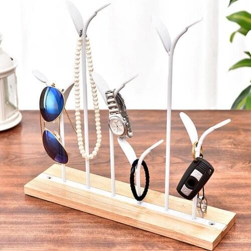 Earring Storage Jewelry Display Stand Iron Display Stand Home Organizer Key Holder Home Entrance Decoration