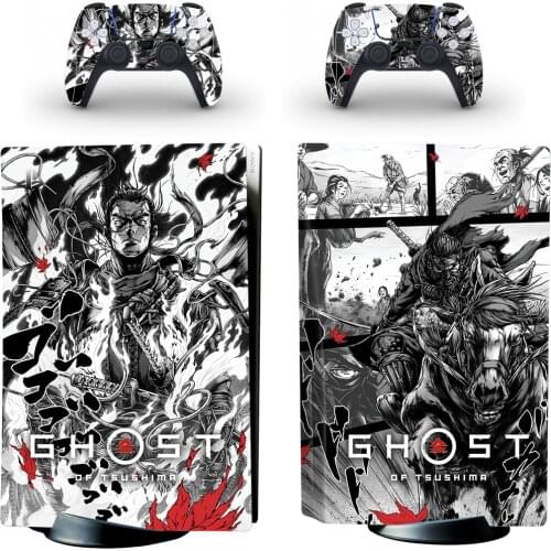 Ghost of Tsushima PS5 Standard Disc Skin Sticker Decal Cover for PlayStation 5 Console & Controller PS5 Disk Skin Sticker Vinyl