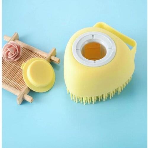 Baby Shower Brush Multifunctional Silicone Pet Dog Bath Brush Massager Baby Hair Cleaning Care Childrens Bathroom Accessories
