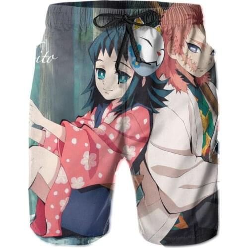 Summer Ghost Blade Board Shorts Men Quick Dry Swimming Trunks Swimwear hombre Vacation Surf Beach Short Pants Casual Male