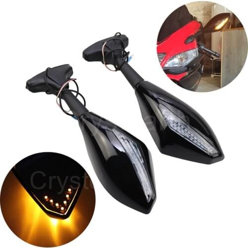 Motorcycle Turn Signals Rear View Side Mirrors For Honda CBR 600 RR 2003-2014 CBR1000RR 2004 2005 2006 2007 CBR 250R 500R CBR900