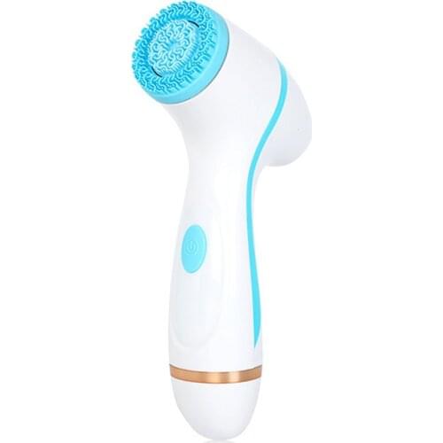 Silicone Cleanser Ultrasonic Face Brush Wireless Charging Soft Hair Beauty Instrument Facial Deep Pore Cleansing Artifact