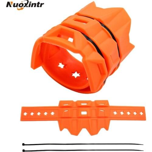 Nuoxintr Universal Motorcycle Exhaust Anti-hot Glue Protective Ring Silencer Off-road for Honda Yamaha Kawasaki Suzuki KTM