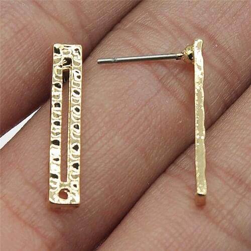 Ear Hooks Earring Wires Base Earrings Connector KC Gold Color DIY Jewelry Accessories