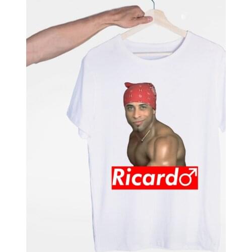 Female T Shirt Harajuku Lus Los Funny Printed Womens T-shirt Ricardo Milos Top Funny Clothes Casual O-neck Lady Tee top shirts