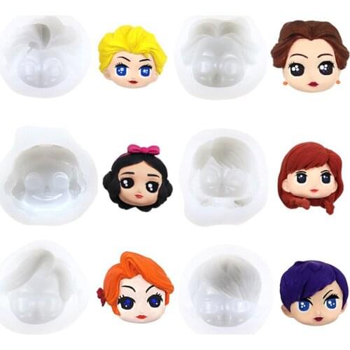 Girls Series Cake Mold Chocolate Mold Liquid Silicone Mould