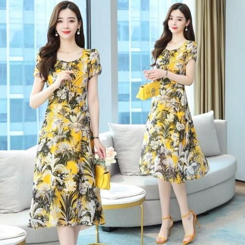 Women Long Floral Dress Summer 2021 Runway Elegant Vintage Boho Korean Retro fairy Casual Sea Beach Vacation Party Vestidos