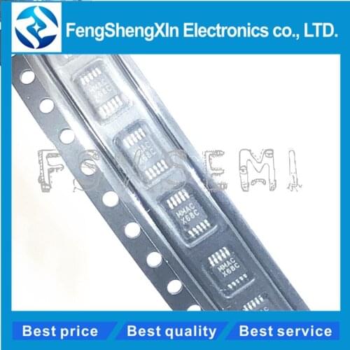 10pcs/lot New DAC104S085CIMM X68C MSOP-8 10-Bit Micro Power QUAD Digital-to-Analog Converter with Rail-to-Rail Output