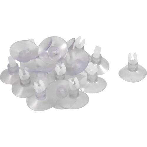 20pcs Aquarium Clear Suction Cup Airline Tube Holders Clips Clamps Drop Shipping