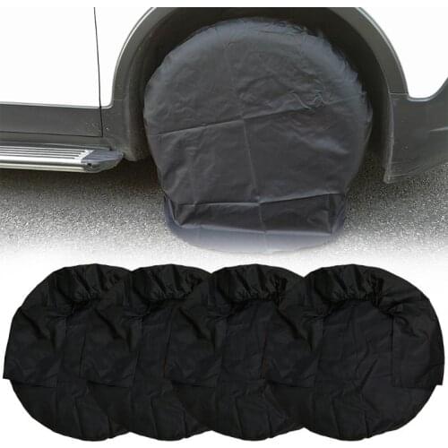 4Pcs 32inch Wheel Tire Covers Case Car Tires Storage Bag Vehicle Wheel Protector for RV Truck Car Camper Trailer car styling