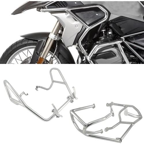 Crash Bar For BMW R1200GS gs1200 R 1200 GS LC 2014-2019 Upper Lower Tank Bar Frame Protector Stainless Steel Engine Guard Bumper