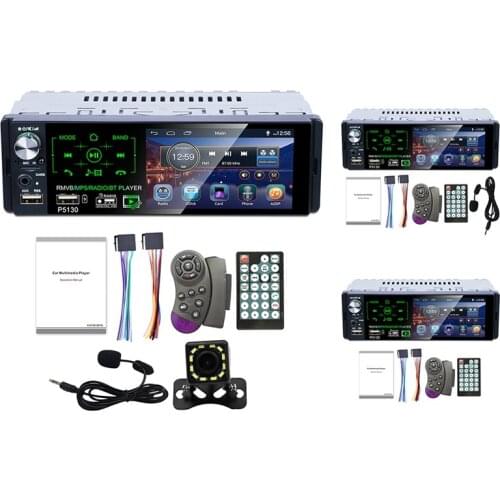 P5130 Car Radio MP5 Player 1 Din Autoradio 4.1 Inch Touchscreen Car Stereo Player Bluetooth RDS