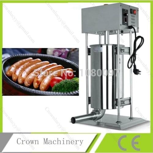 Free Shipping 10L Electric sausage stuffer machine;sausage filler;sausage meat extruder;hot dog maker
