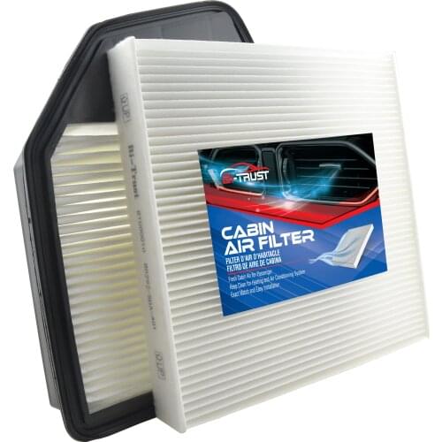 Bi-Trust Engine & Cabin Air Filter for Honda Crosstour 2.4L 2012-2015/Honda Accord 2.4L 2008-2012
