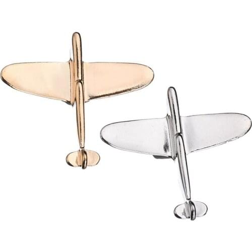 Unisex Plane Brooches for Men Women Aircraft Brooch Pin Party Gifts Jewelry