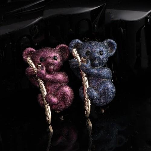 Designer Brooches for Women Rhinestone Crystal Badges Animal-Shaped Umbrella Koala Butter High Quaity Womens Brooches 2020