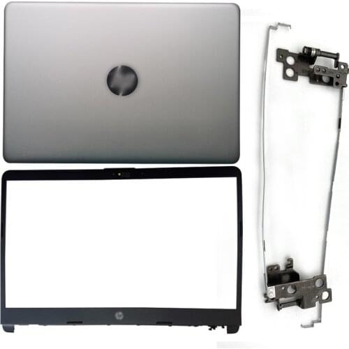 For HP 14-CF 14S-CF 14S-CR 14-DF 14-DK Silver L24469-001 Laptop LCD Back Cover/Front Bezel/Hinges