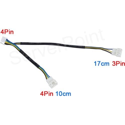 Well Tested One 4Pin Conector To Dual Conectors 4Pin* 3Pin For Cooling Fan Cable Video Cards' GPU Graphics Cards Connector