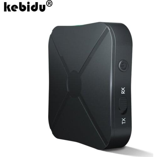 Kebidu 2 in1 Bluetooth V4.2 Transmitter & Receiver Wireless Audio Adapter Aux 3.5mm A2DP Audio Player For PC TV Smart Phone