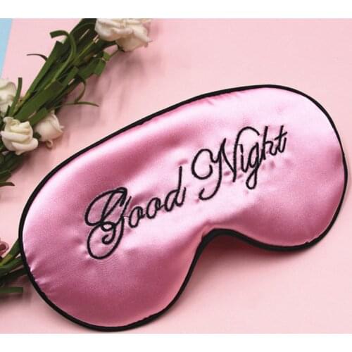 Sleeping Mask Sleeping Blindfold Soft Eye Masks Cute Love Cloud Eye Cover silk Fabric Eye Mask Eyepatch Nap Health Eye Cover