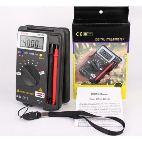 Burn-proof digital multimeter, high-precision digital multimeter, portable pocket multimeter